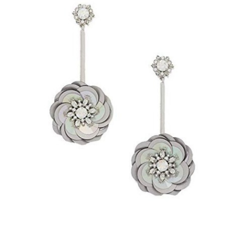 Kate Spade Snowy Nights Crystal Linear Earrings